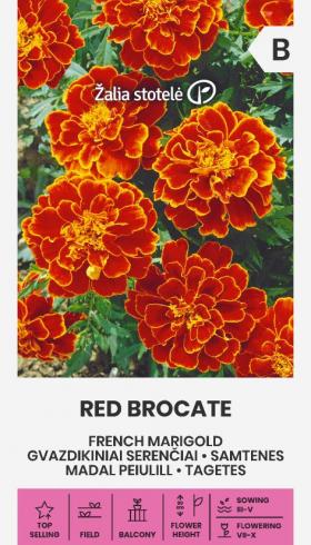Madal peiulill RED BROCATE