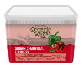 Granuleeritud orgaaniline mineraalväetis-Tomatitele ja Paprikatele 2,5 kg