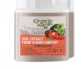 Vedel orgaaniline Tomati ja paprika biostimulaator vermikkompost 500 ml