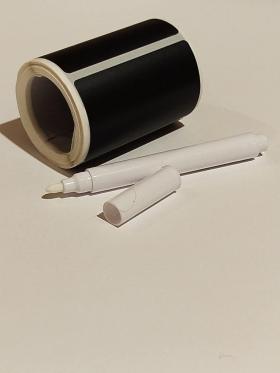 Tahvelkleebised 120 tk ja marker