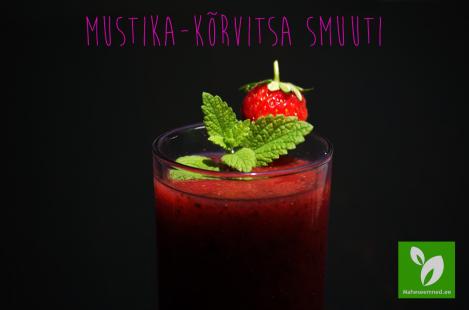 Kosutav mustika-kõrvitsa smuuti