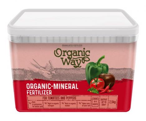 Pakis - Granuleeritud orgaaniline mineraalväetis-Tomatitele ja Paprikatele 2,5 kg