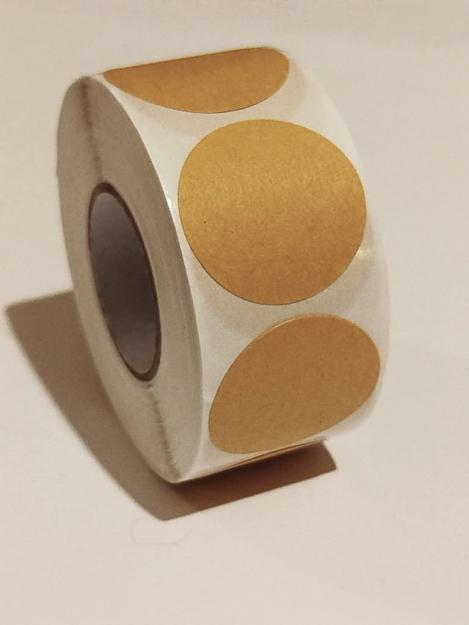Pakis - Ümmargused kleebised 2.5cm 500 tk
